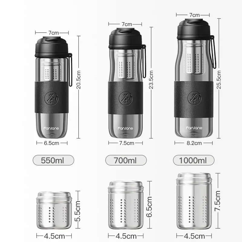 Magnetic Tea Cup Water Bottle